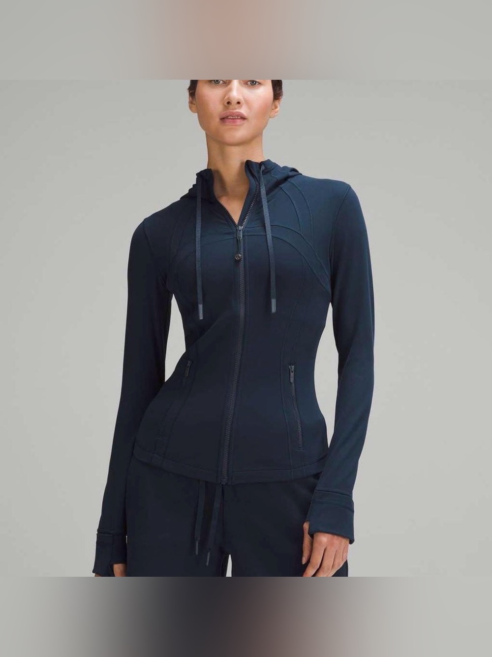 Lululemon navy hooded define jacket